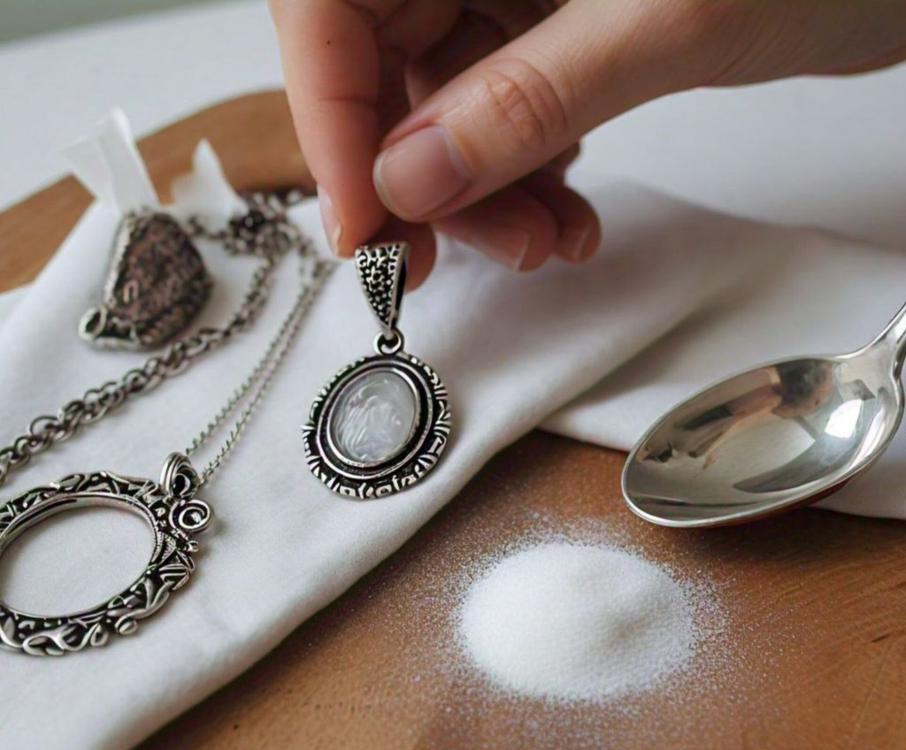 Clean silverware and jewellery with baking soda